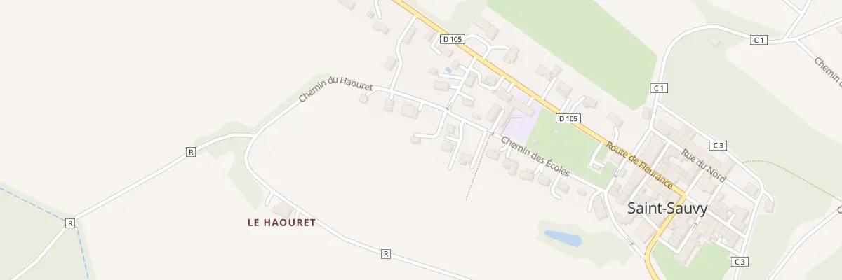 Plan du 3 Chem du Haouret à Saint-Sauvy