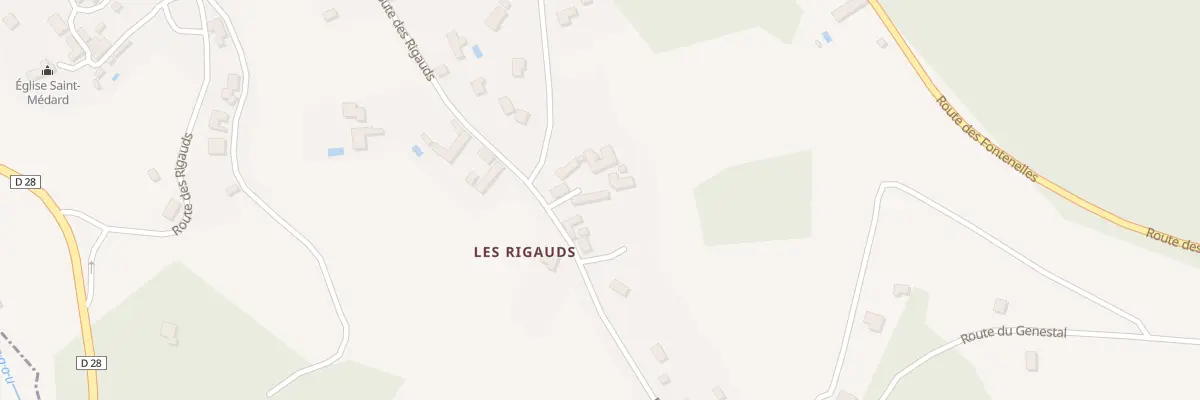 Plan du 21B Les Rigauds à Calès