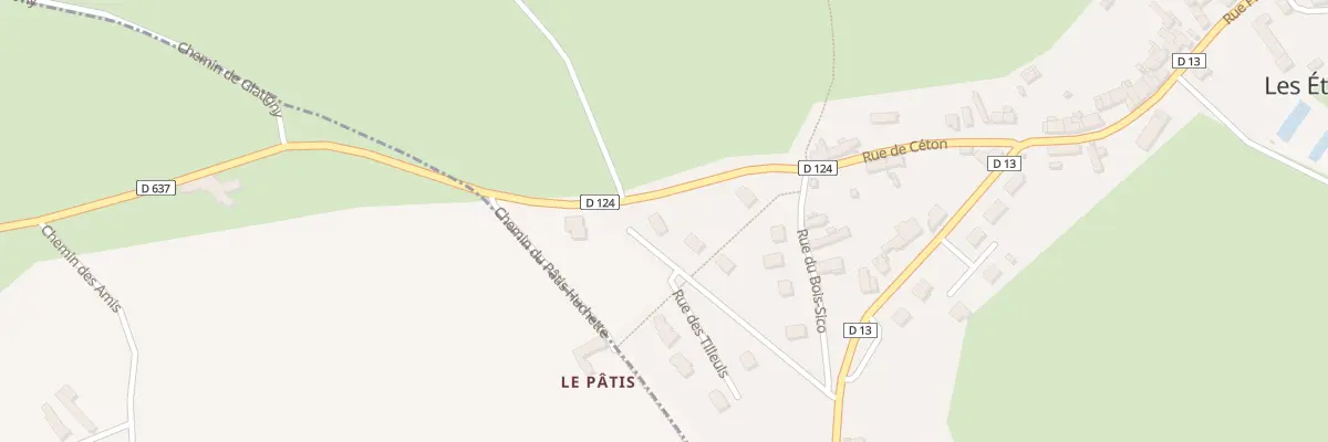 Plan du 5 Rue des Tilleuls aux Étilleux