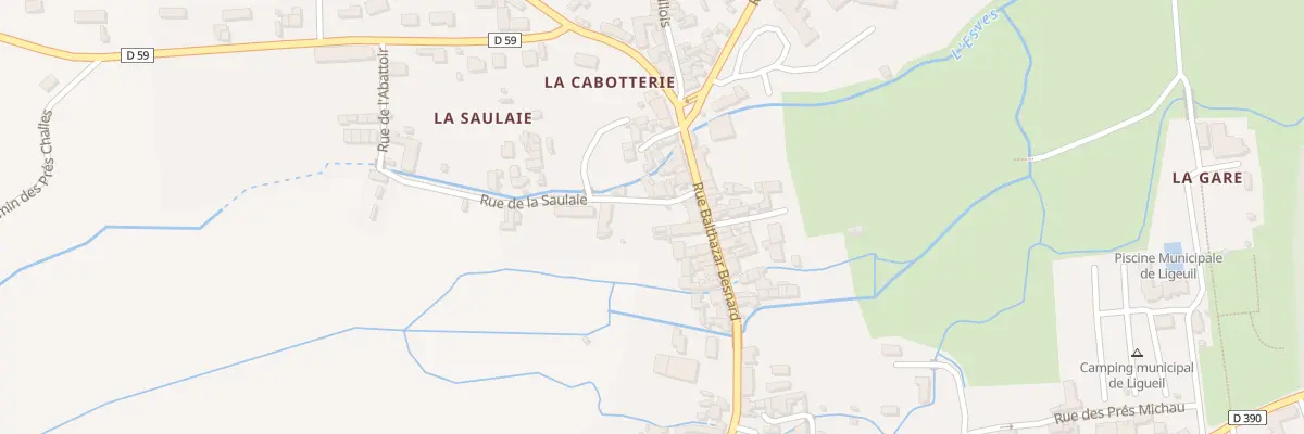 Plan du 11 Rue Balthazar Besnard à Ligueil