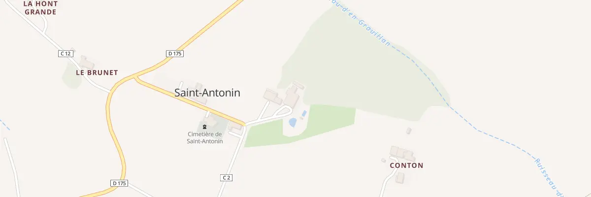 Plan du 5037 Au Village à Saint-Antonin