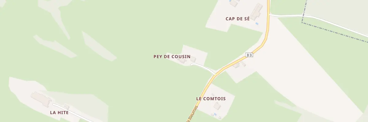 Plan du 1091 Rte de Rieumes à Lilhac