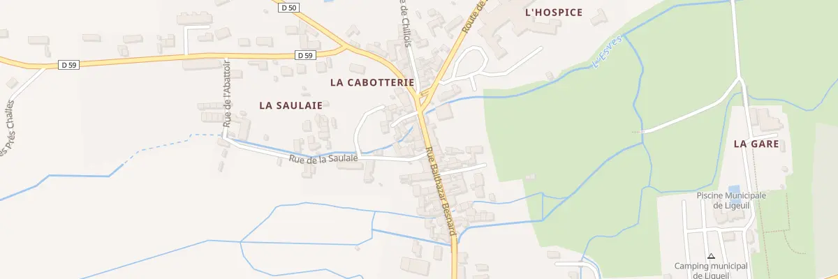 Plan du 3 Rue Balthazar Besnard à Ligueil