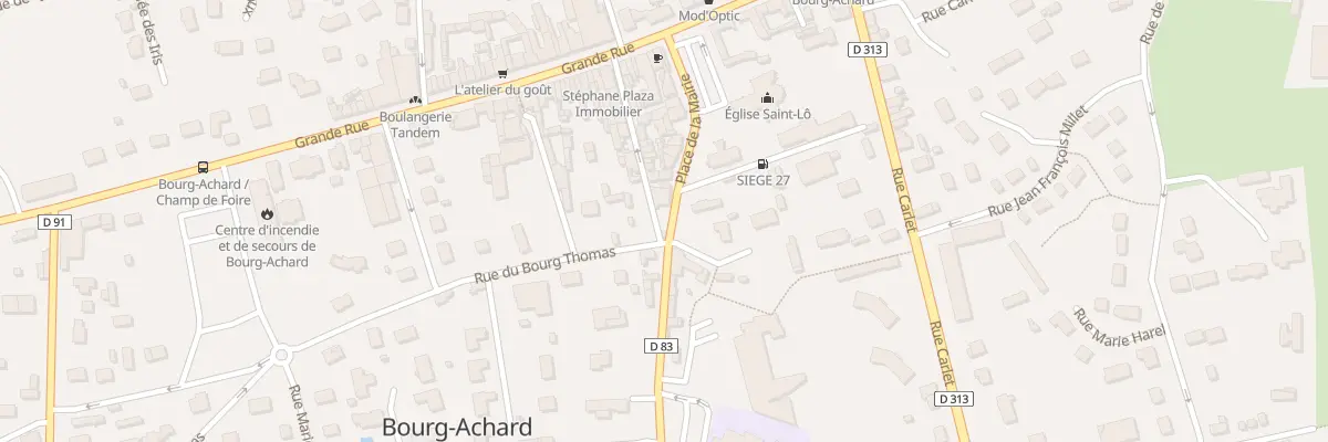 Plan du 114 Pl de la Mairie à Bourg-Achard