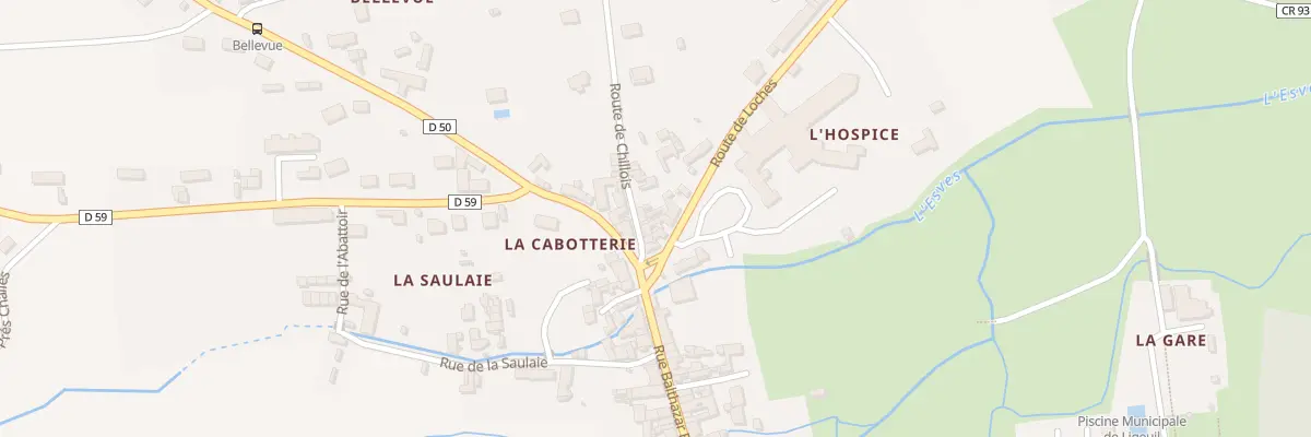 Plan du 5 Rte de Chillois à Ligueil