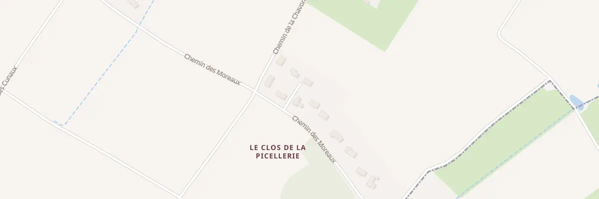 Plan du 56 Che Des Moreaux à Véretz