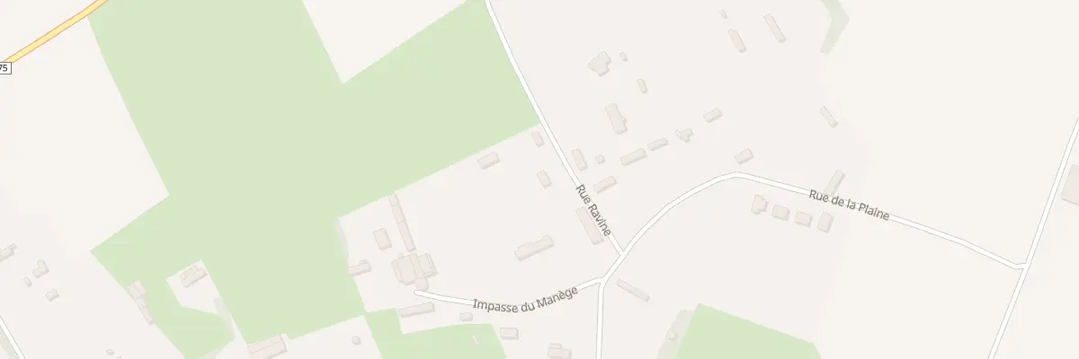 Plan du 593 Rue Ravine à Angiens