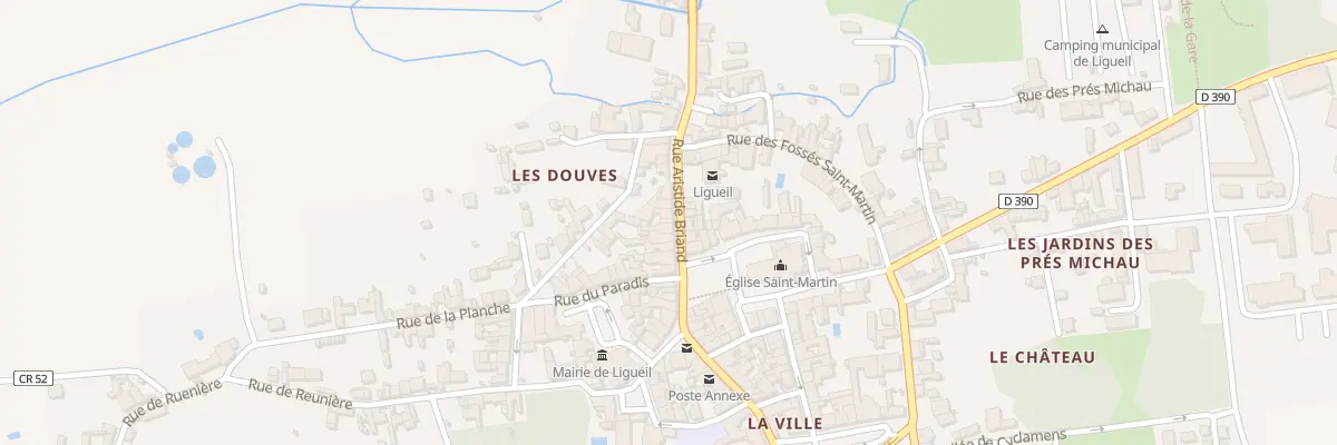 Plan du 15 Rue Aristide Briand à Ligueil