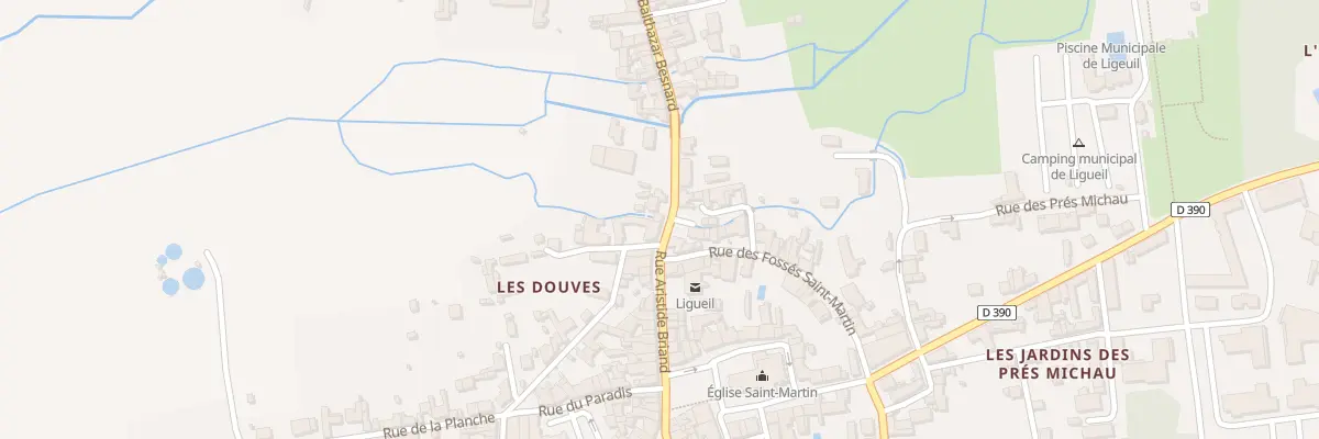 Plan du 39 Rue Balthazar Besnard à Ligueil