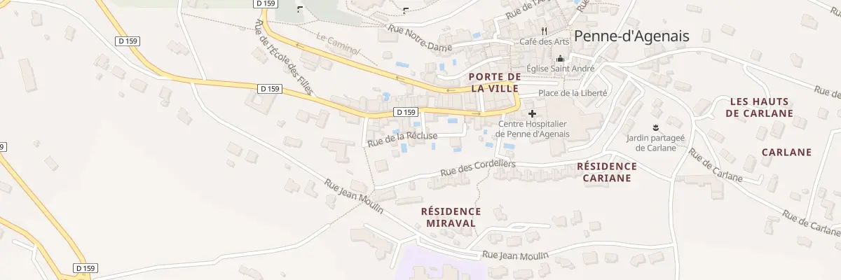 Plan du 148A Le Bourg à Penne-d’Agenais