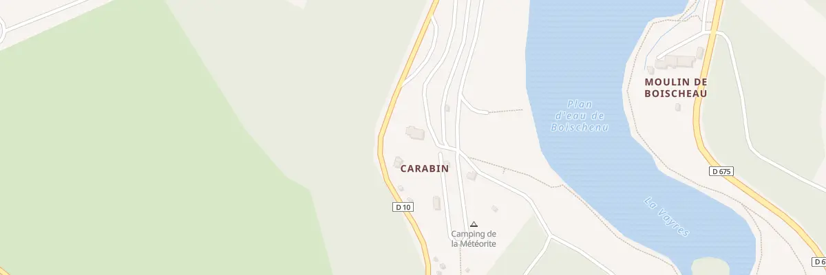 Plan du 6503A Carabin à Rochechouart