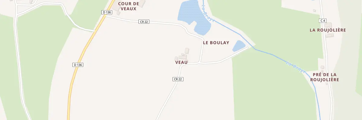 Plan du 5139 Veau à Valennes