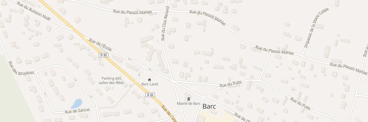 Plan du 1 Rue du Puits à Barc