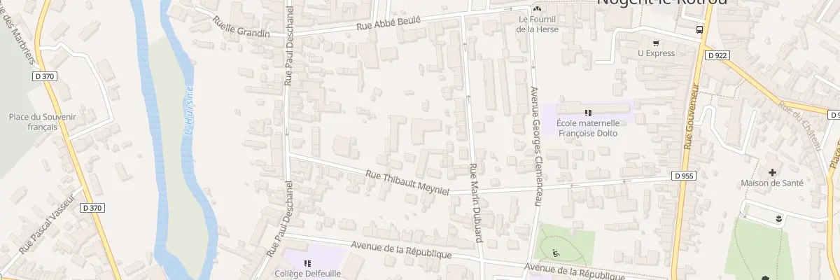 Plan du 10B Rue Thibault Meyniel à Nogent-le-Rotrou