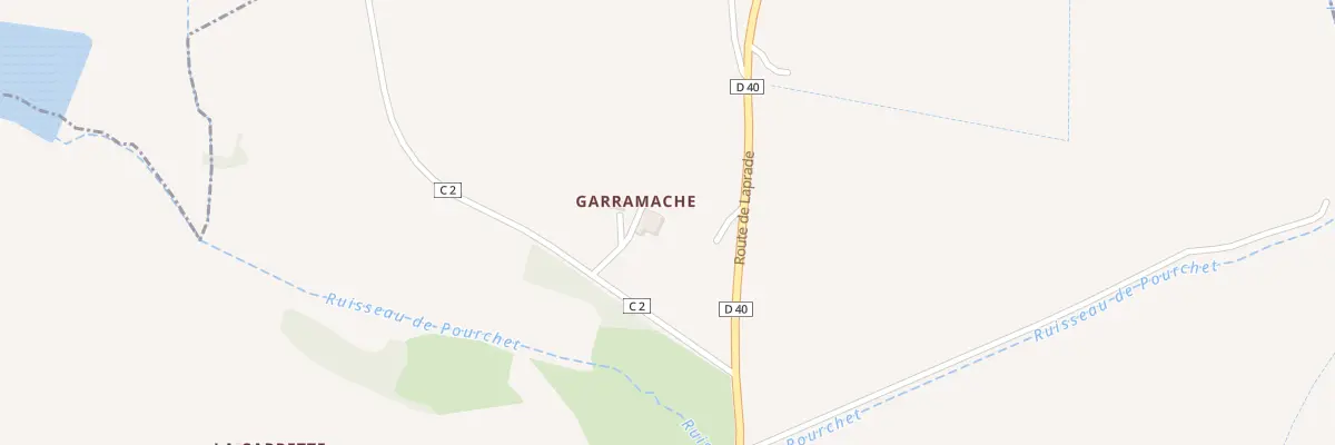 Plan du 5026 A Garramache à Peyrecave