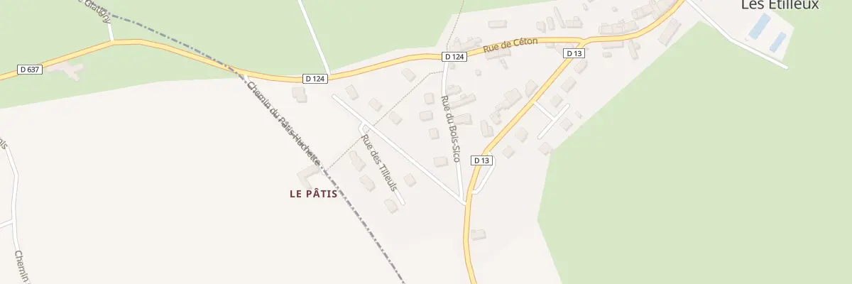 Plan du 7 Rue du Bois Sico aux Étilleux