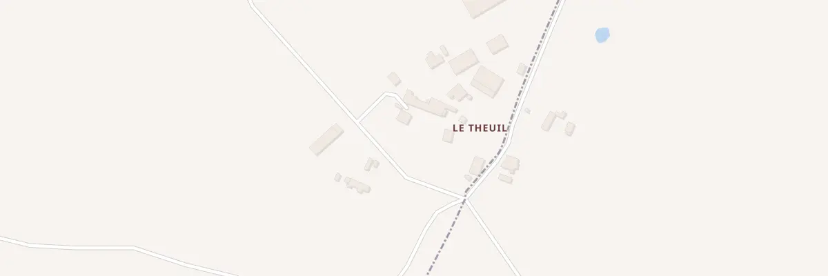 Plan du 1 Le Theuil à Sillars
