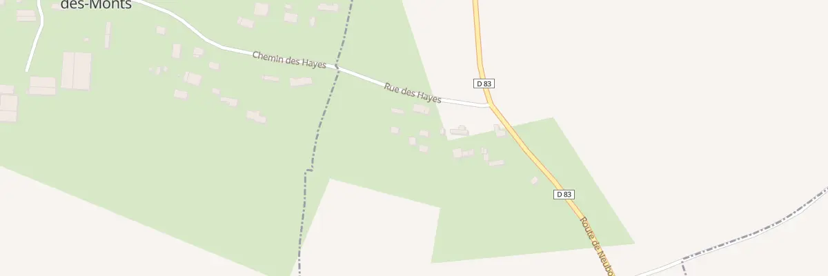 Plan du 5 Rue des Hayes aux Monts du Roumois