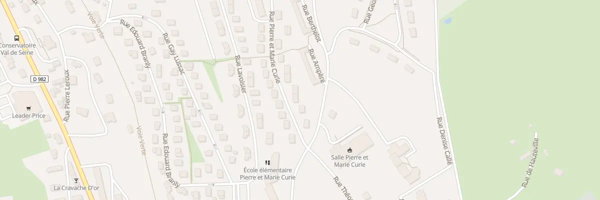 Plan du 70 Rue Pierre et Marie Curie au Trait