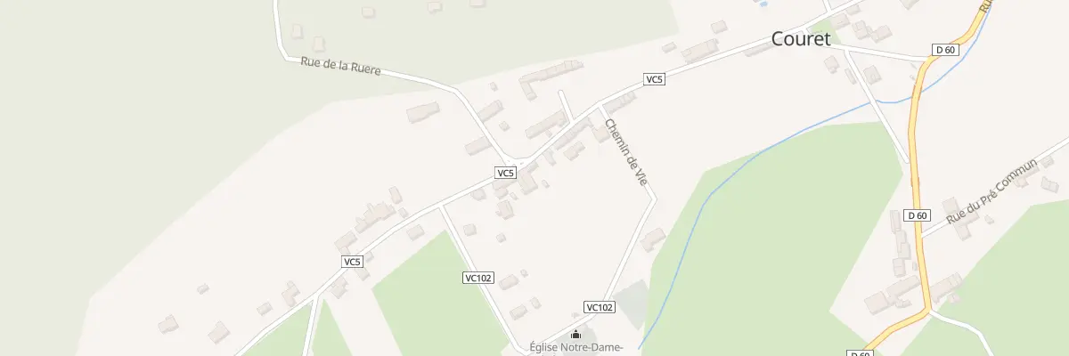 Plan du 22 Rue du Prat Bédiaou à Couret