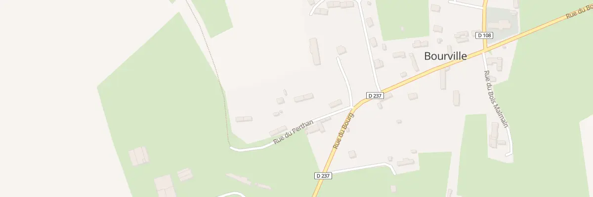 Plan du 3 Rue du Perthan à Bourville