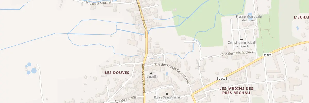 Plan du 16B Rue des Ponts Charrault à Ligueil