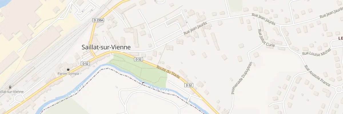 Plan du 16 Rue Jean Jaurès à Saillat-sur-Vienne