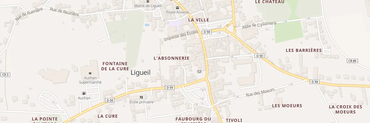 Plan du 67 Rue Aristide Briand à Ligueil