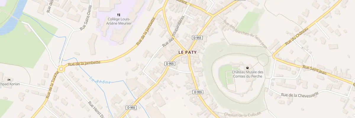 Plan du 3 Rue de Rhône à Nogent-le-Rotrou