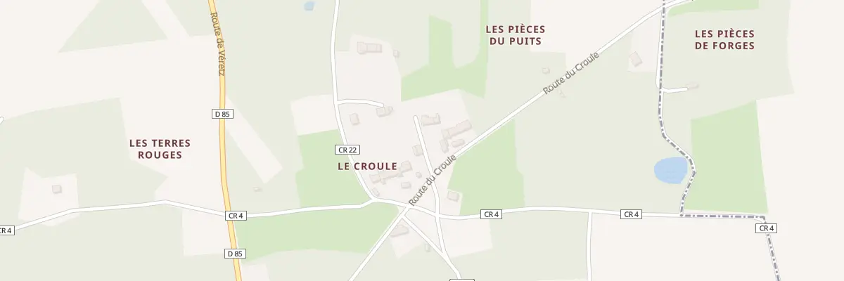 Plan du 5 Rte du Croule à Esvres