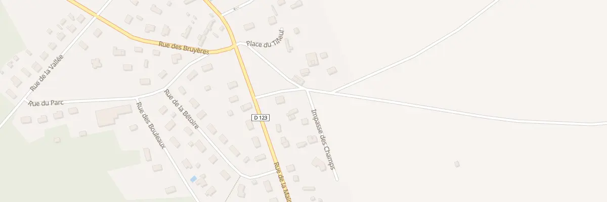 Plan du 2 Imp des Champs à Grosley-sur-Risle