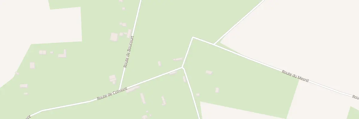 Plan du 2 Rte de Colmont à Bénesville