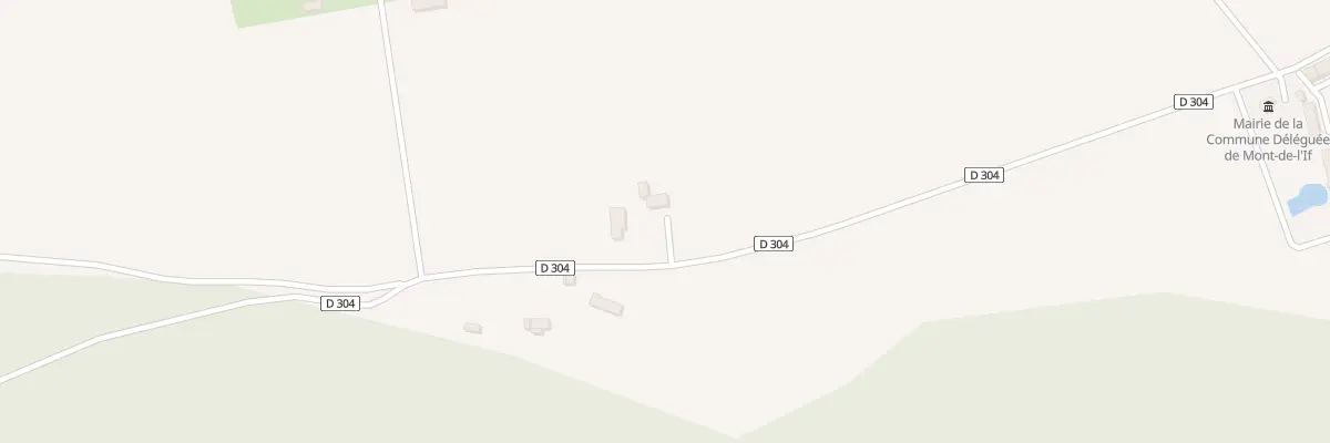 Plan du 640 Rte de l’Eglise - Mont de l’If à Saint Martin de l’If