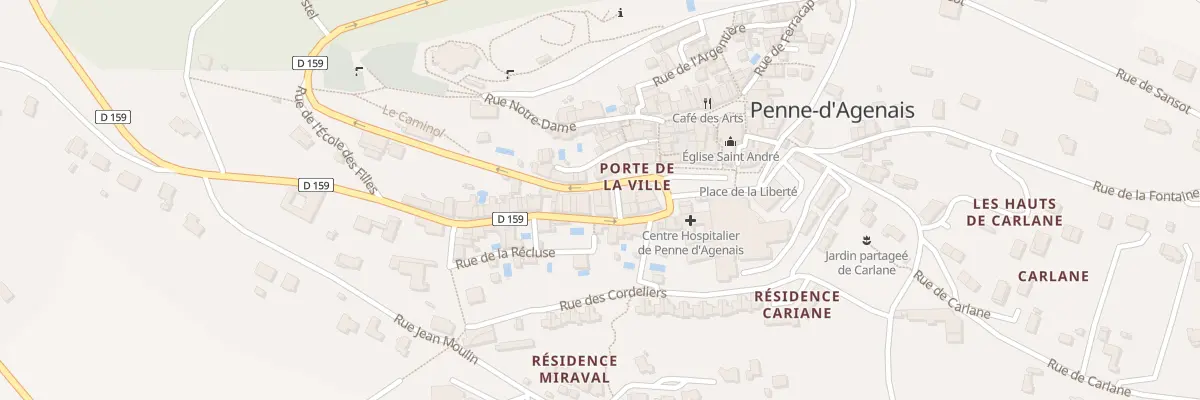 Plan du 7 Bd de l’Horizon à Penne-d’Agenais
