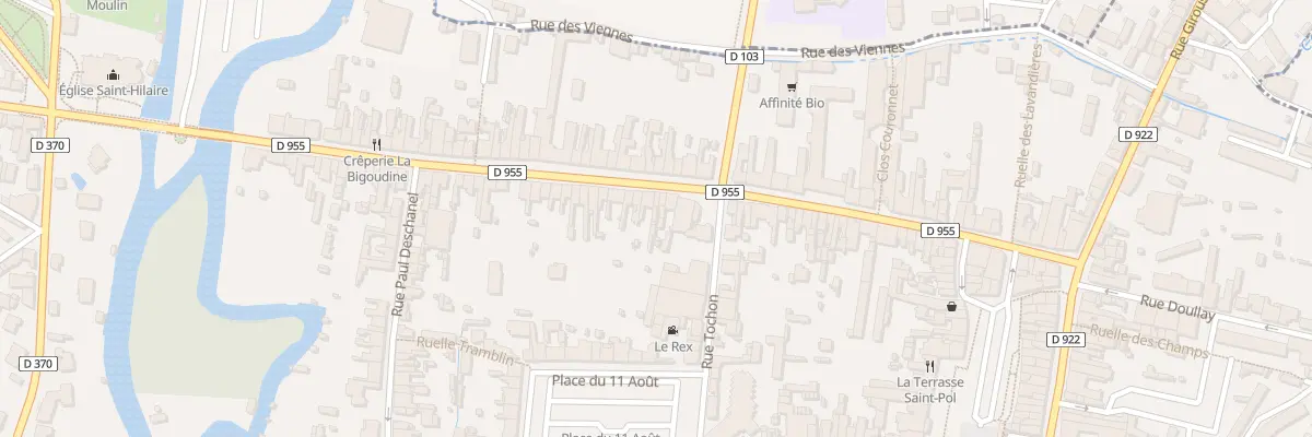 Plan du 65A Rue Saint-hilaire à Nogent-le-Rotrou