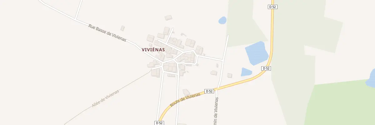 Plan du 7 Ven de Vivienas à Rochechouart