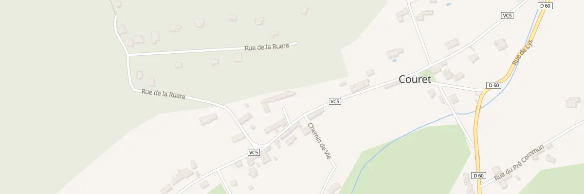 Plan du 1 Imp du Prat Bédiaou à Couret