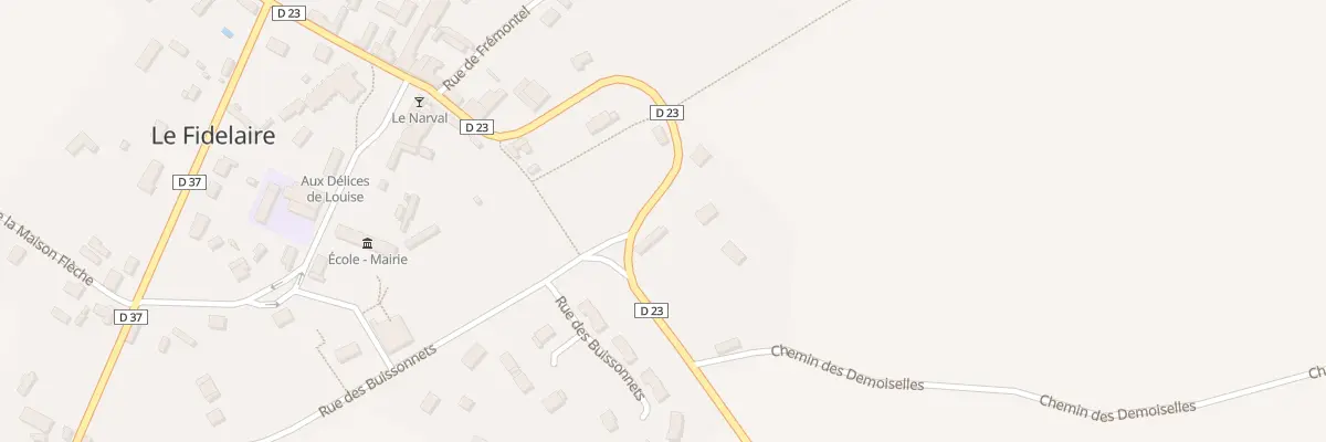 Plan du 1 Rte de Sainte Marguerite au Fidelaire