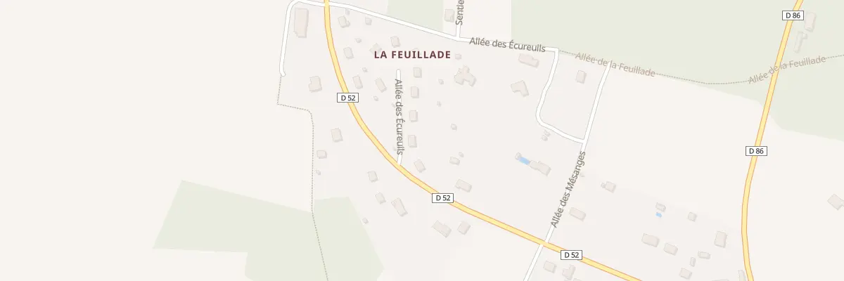 Plan du 5715 La Feuillade à Rochechouart