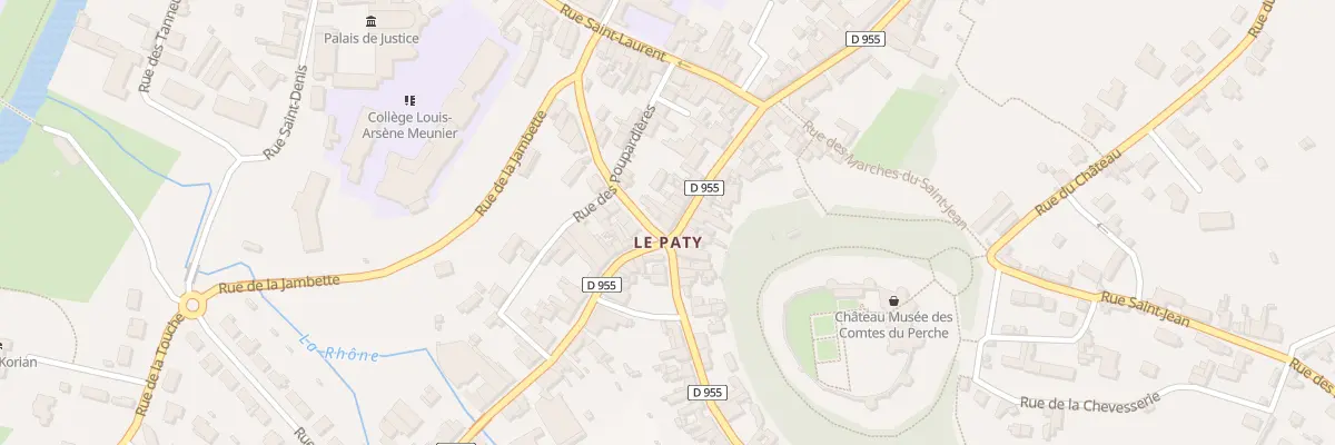 Plan du 20 Rue du Paty à Nogent-le-Rotrou