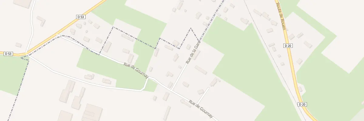 Plan du 232 Rue de la Gare à Grémonville