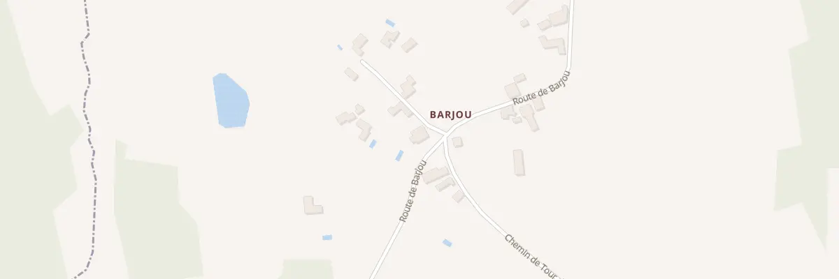 Plan du 29 Barjou à Sainte-Croix
