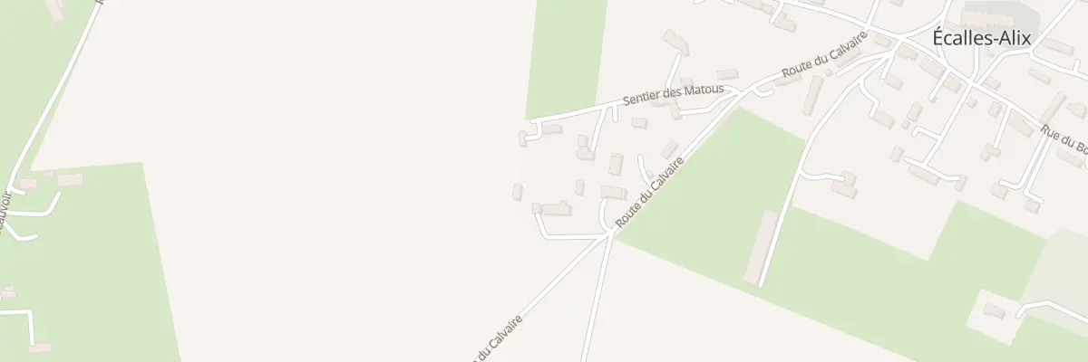 Plan du 298 Rue du Calvaire à Écalles-Alix