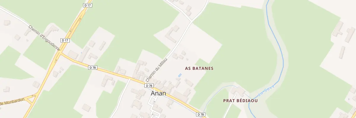 Plan du 110 Che du Milieu. à Anan