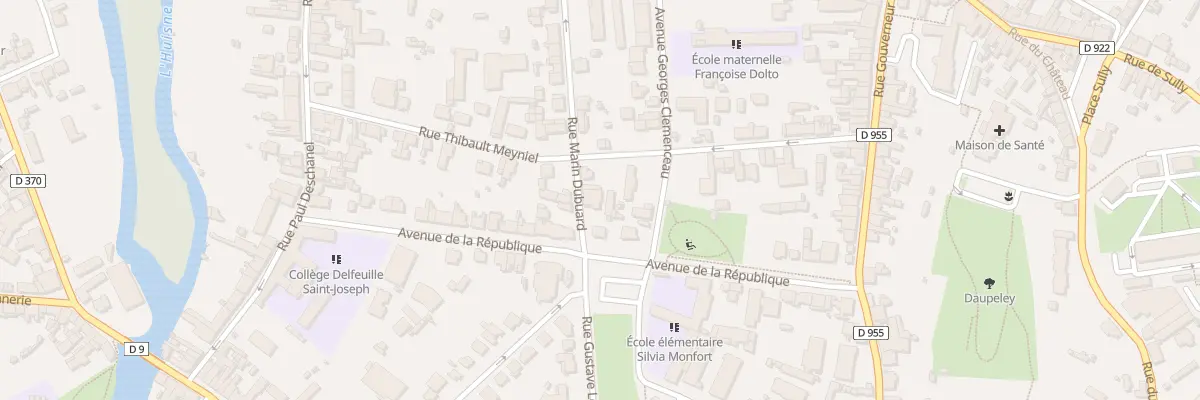 Plan du 15 Rue Marin Dubuard à Nogent-le-Rotrou