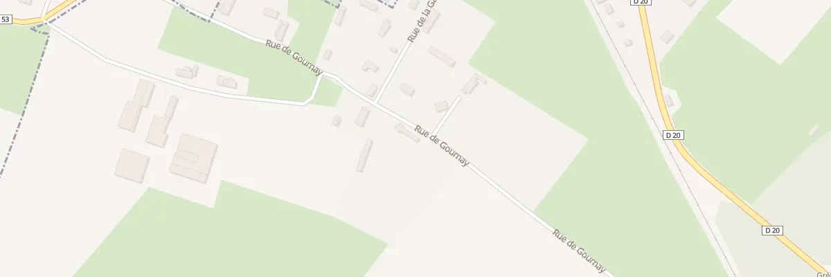 Plan du 437 Rue de Gournay à Grémonville