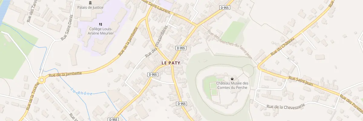 Plan du 21 Rue du Paty à Nogent-le-Rotrou
