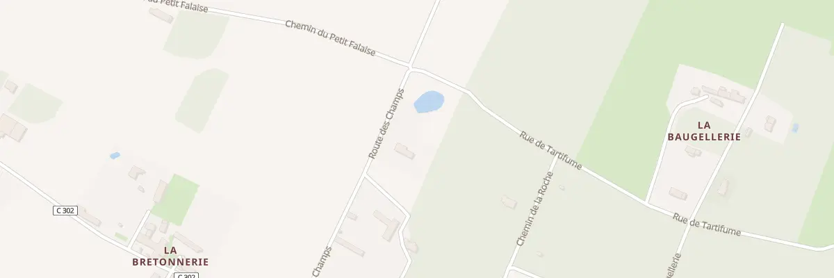 Plan du 10 Rte des Champs à Azay-sur-Cher