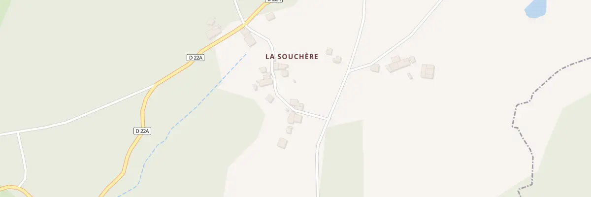Plan du 5057 La Souchère à Marval