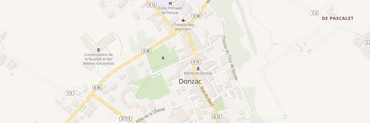 Plan du 12B Rue du Barri à Donzac
